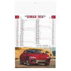 Calendario Auto Sportive 28,8x47cm (testata 28,8x9cm)