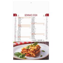 Calendario da Parete Gastronomia 28,8x47cm (testata 28,8x9cm)