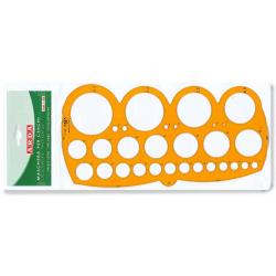 Cerchiometro Maschera con smusso per cerchi da 1mm a 55mm con bordo tirachina