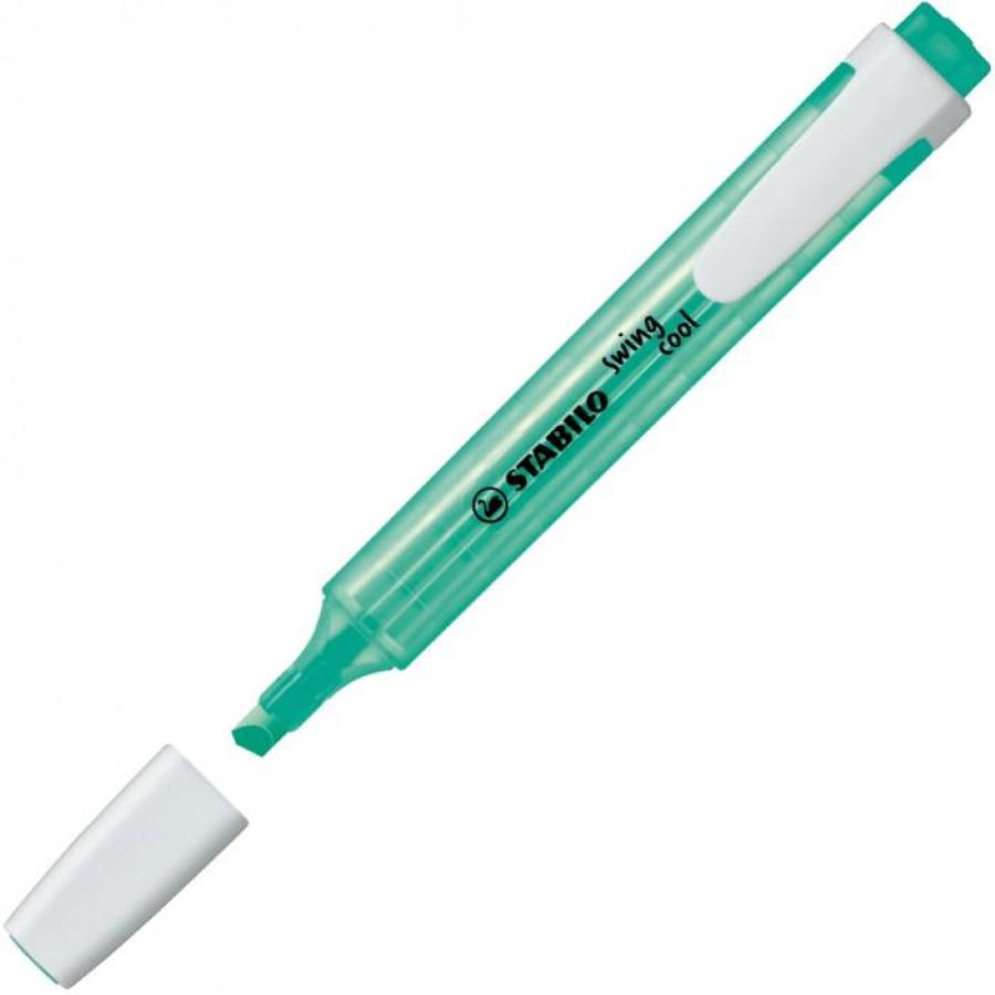 Evidenziatore con clip Stabilo Swing 