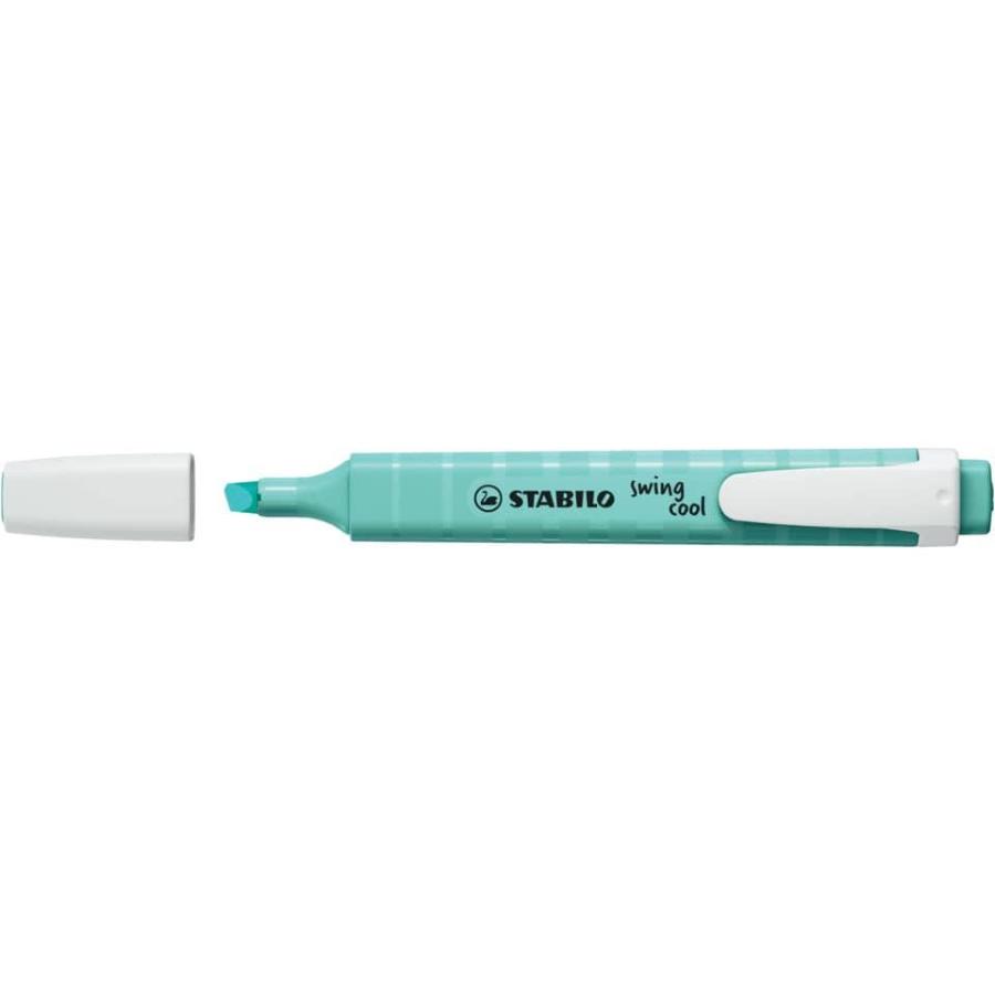 Evidenziatore con clip Stabilo Swing Colore Pastello