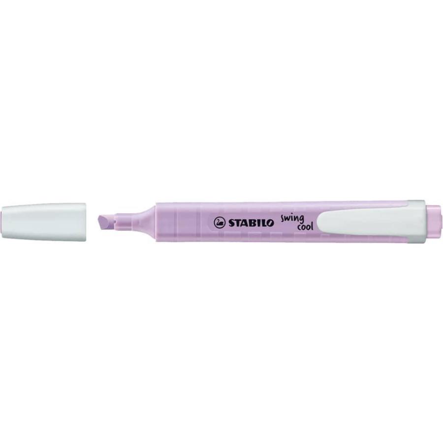 Evidenziatore con clip Stabilo Swing Colore Pastello