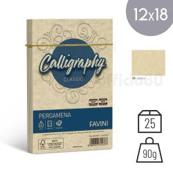 Buste in carta Pergamena Crema 12x18cm 90g Calligraphy Conf.25