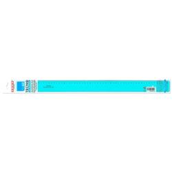 Riga 60cm Tecnoschool polistirolo termoresistente azzurro trasparente