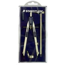 Compasso a frizione Staedtler Frizion 557 nichel e blu