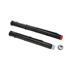 Tubo porta disegni diametro 80mm estensibile a 3 moduli 50-110cm colore nero