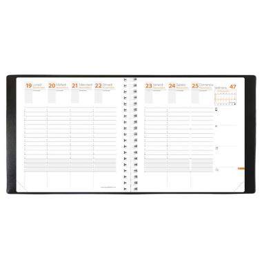 Agenda settimanale 2026 Quo Vadis Time&Life Medium 16x16 cm blu cangiante