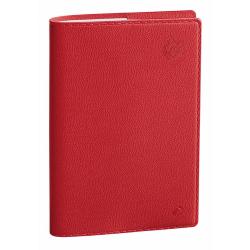 Agenda settimanale 2026 Quo Vadis Presidente Riciclata Equology Multi 21x27 cm rosso