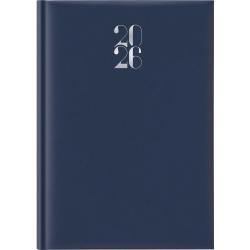 Agenda 2026 settimanale A4 21x29,7 cm gommato blu