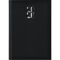 Agenda 2026 giornaliera gommato s/d sep. 17x24 cm nero