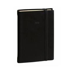 Agenda settimanale 2026 Quo Vadis Ministro Prestige Silk 16x24 cm nero