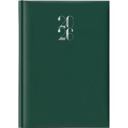 Agenda 2026 giornaliera gommato s/d sep. 14,3x20,5 cm verde