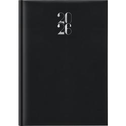 Agenda 2026 giornaliera gommato s/d sep. 21x29,7 cm nero