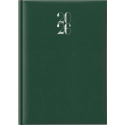 Agenda 2026 Giornaliera A4 S/D separati Gommato verde