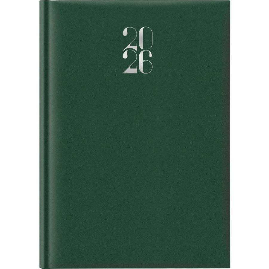 Agenda 2026 Giornaliera A4 S/D separati Gommato verde