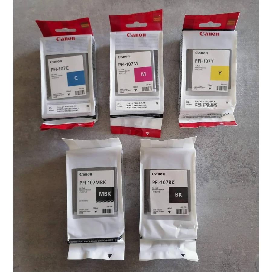 Kit Cartucce Canon Originali Occasione PFI-107