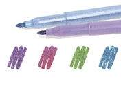 Pennarelli glitter e penne