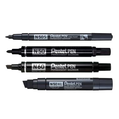 Pentel Pen N50S Marcatore permanente punta conica tratto 1 mm
