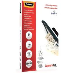 Pouches per plastificatrice a caldo finitura Lucida 125 micron Conf.100