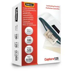 Pouches per plastificatrice a caldo finitura Lucida 125 micron Conf.100