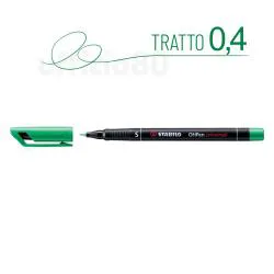 Stabilo OHPEN S Pennarello Super Fine 0.4mm