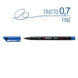 Stabilo OHPEN F Pennarello Fine 0.7mm