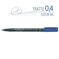 LUMOCOLOR Permanent Staedtler 313 S Super Fine 0,4mm