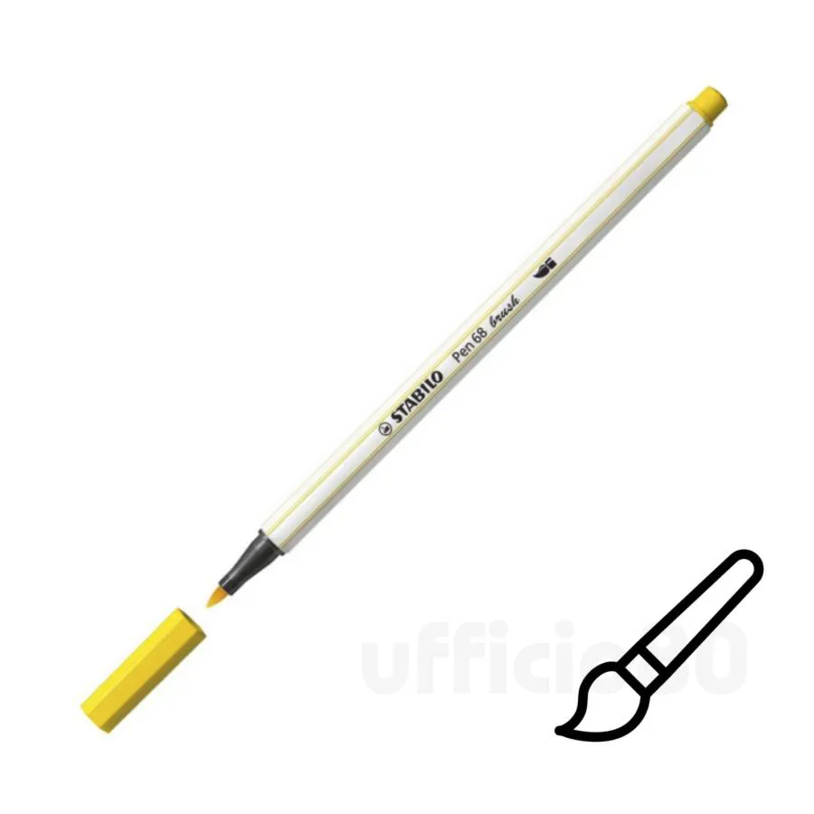 Pennarello Stabilo Pen 68 brush con punta a pennello M1mm