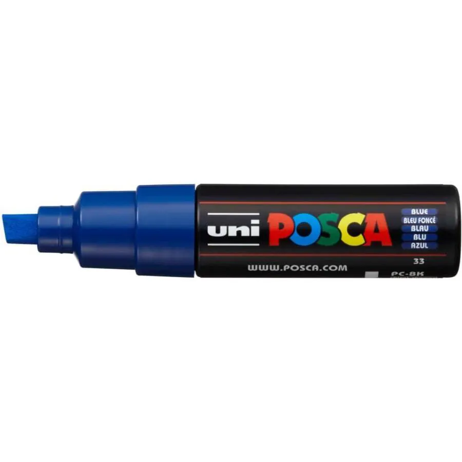 Uniposca M PC8K Marcatore a tempera punta grossa scalpello