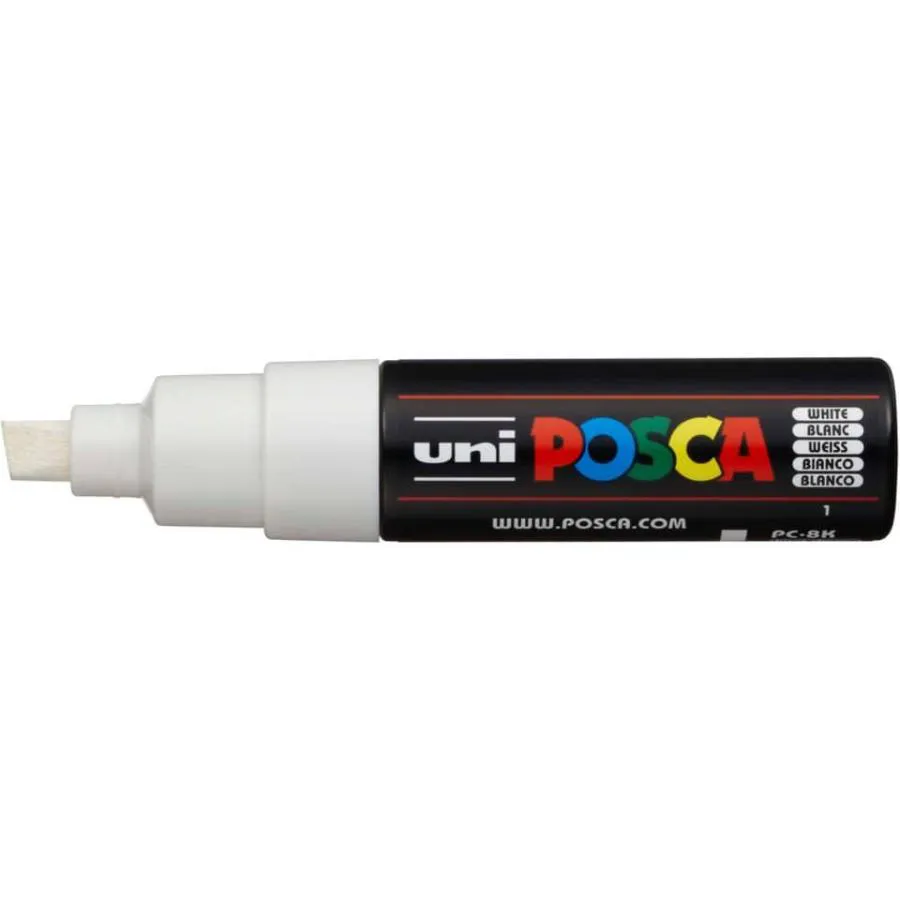 Uniposca M PC8K Marcatore a tempera punta grossa scalpello
