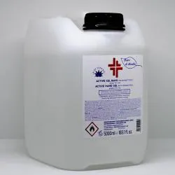 Gel igienizzante mani (alcol 70%) 5 Litri Active al profumo di agrumi