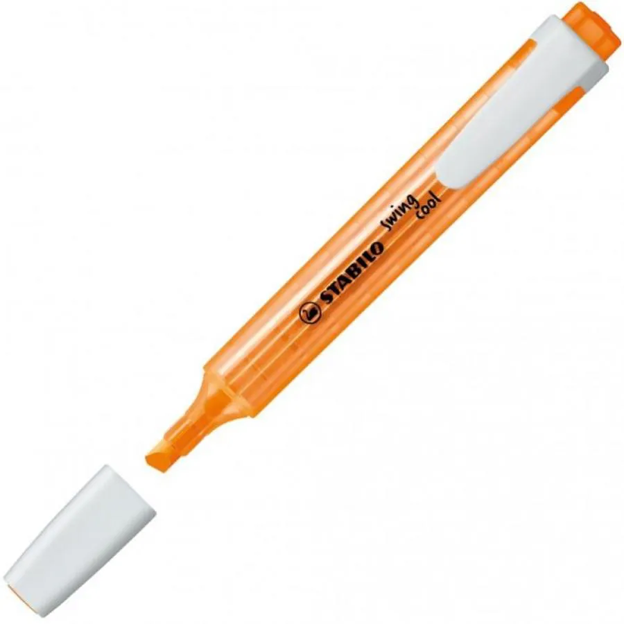 Evidenziatore con clip Stabilo Swing