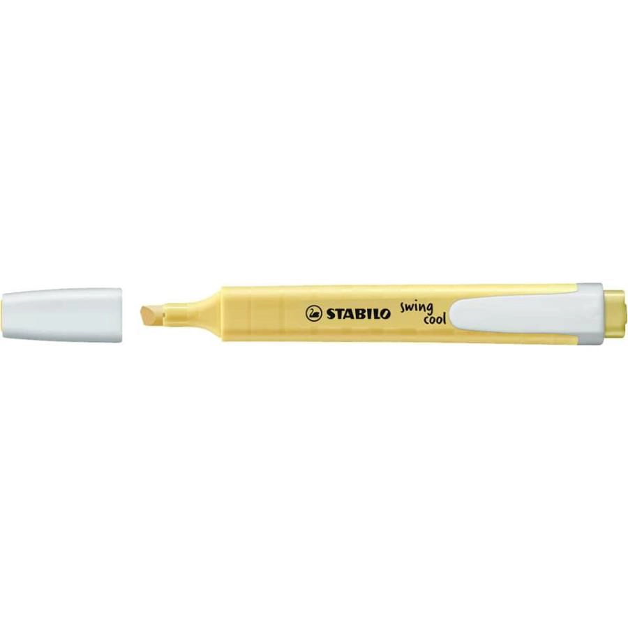 Evidenziatore con clip Stabilo Swing Colore Pastello