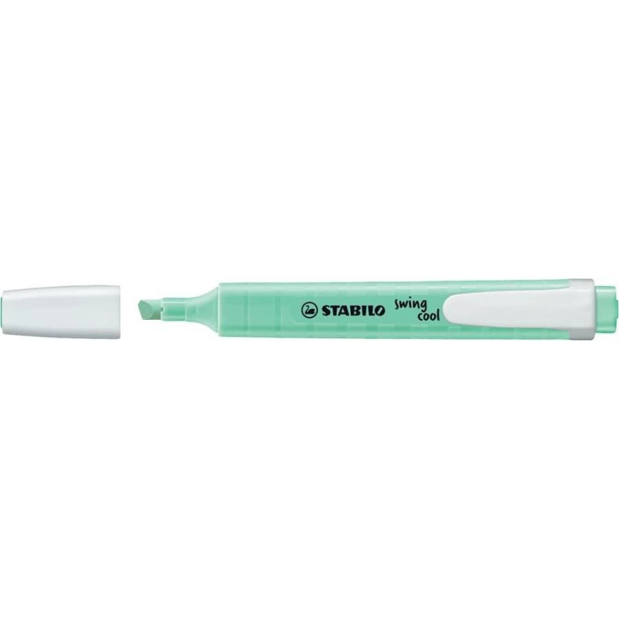 Evidenziatore con clip Stabilo Swing Colore Pastello