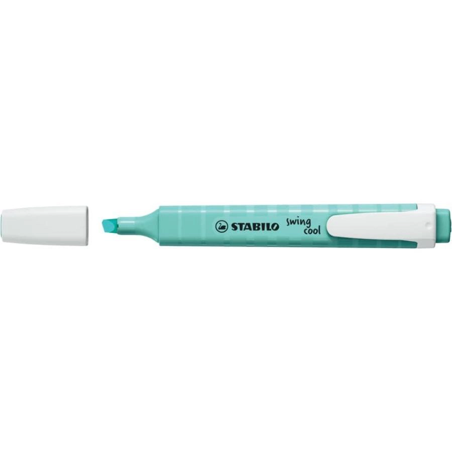 Evidenziatore con clip Stabilo Swing Colore Pastello