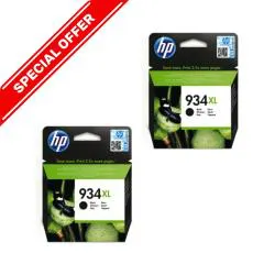 Cartuccia HP 934XL nero Originale Occasione kit 2pz