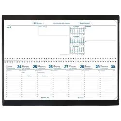 Agenda Planning settimanale 2026 Quo Vadis Agendascop 30x10 cm - Impala nero
