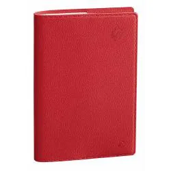 Agenda settimanale 2026 Quo Vadis Presidente Riciclata Equology Multi 21x27 cm rosso