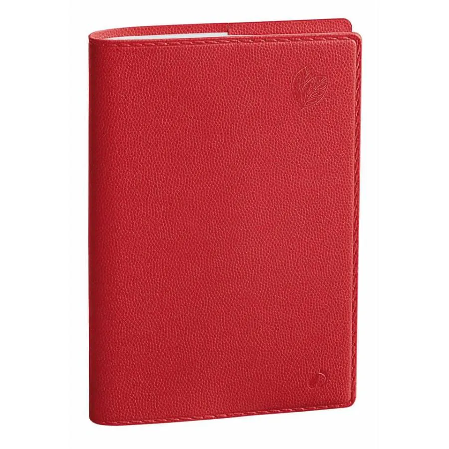 Agenda settimanale 2026 Quo Vadis Presidente Riciclata Equology Multi 21x27 cm rosso