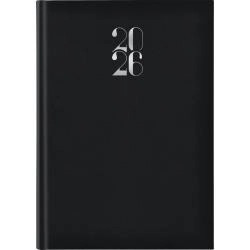 Agenda 2026 giornaliera gommato s/d sep. 17x24 cm nero