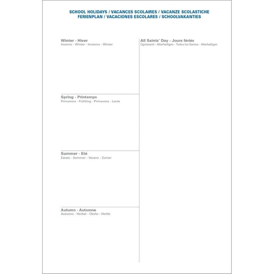 Agenda settimanale 2026 Quo Vadis Presidente Equology Riciclata Multi 21x27 cm nero