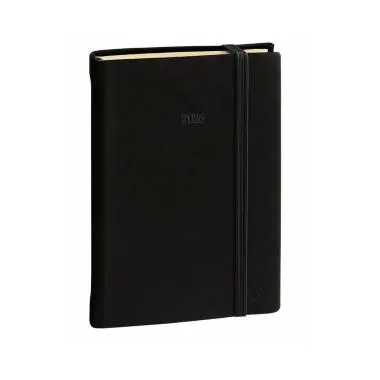 Agenda giornaliera 2026 Quo Vadis Daily 17 Prestige Silk 12x17 cm nero
