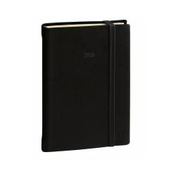 Agenda giornaliera 2026 Quo Vadis Daily 17 Prestige Silk 12x17 cm nero