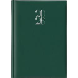 Agenda 2026 giornaliera gommato s/d sep. 14,3x20,5 cm verde
