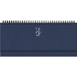 Planning settimanale 2026 spiralato 29,8x10,5 cm Gommato blu