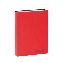 Agenda giornaliera Quo Vadis 12 mesi Eurotexagenda 25/26 M Galaxy rosso - 12x17 cm