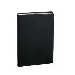 Agenda settimanale 2026 Quo Vadis Prenote 21x29,7 cm - rivest. granuloso Impala nero