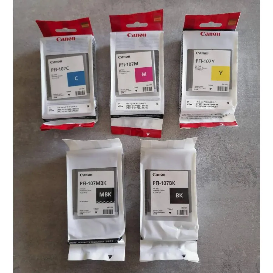 Kit Cartucce Canon Originali Occasione PFI-107