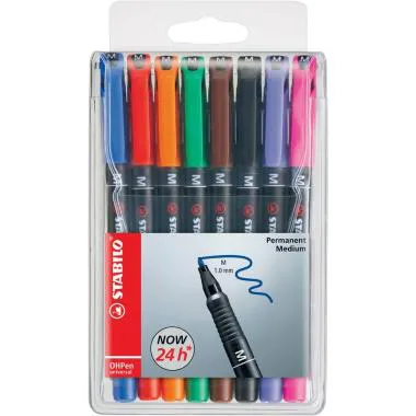 Pennarelli Stabilo OHPEN M (Medio 1mm) 8pz Assortiti